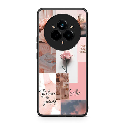 Realme 14 Pro Aesthetic Collage θήκη από τη Smartfits με σχέδιο στο πίσω μέρος και μαύρο περίβλημα | Smartphone case with colorful back and black bezels by Smartfits