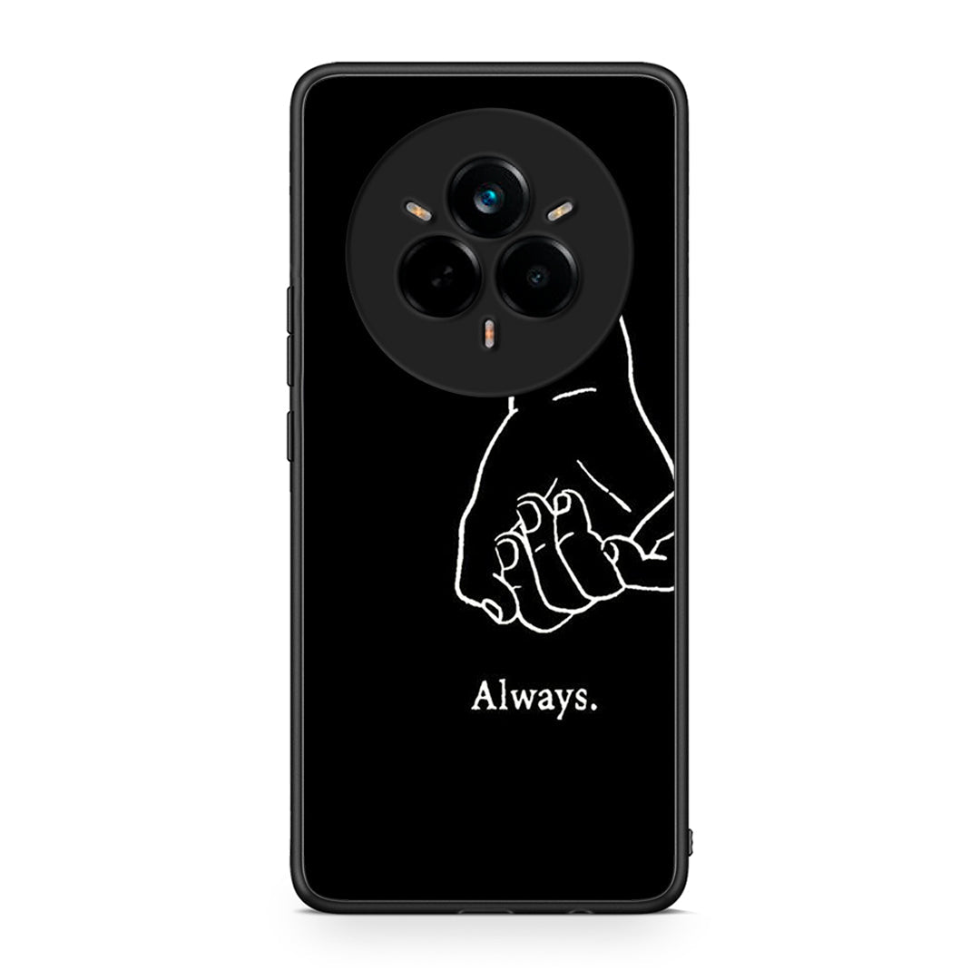 Realme 14 Pro Always & Forever 1 Θήκη Αγίου Βαλεντίνου από τη Smartfits με σχέδιο στο πίσω μέρος και μαύρο περίβλημα | Smartphone case with colorful back and black bezels by Smartfits