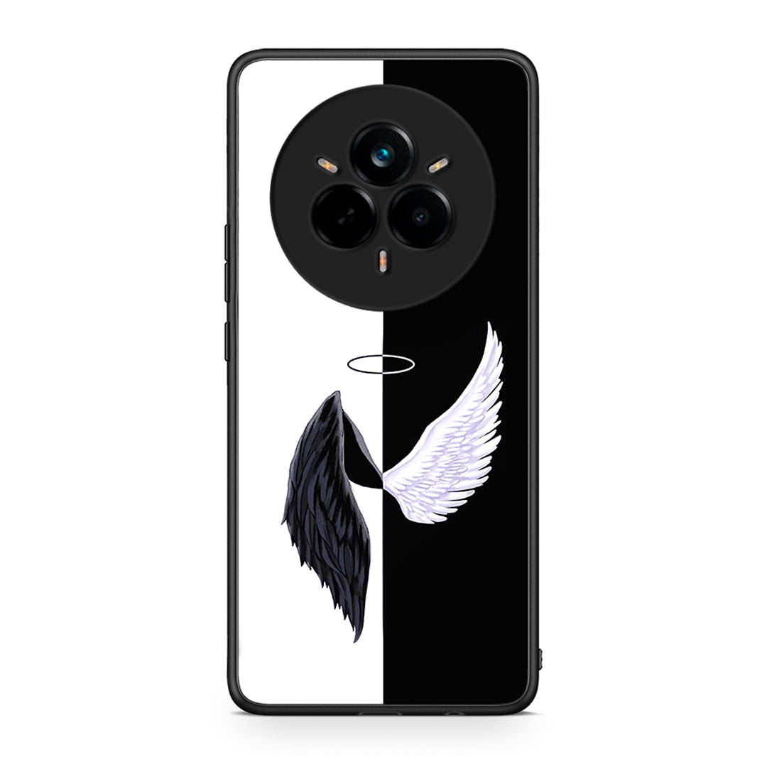 Realme 14 Pro Angels Demons θήκη από τη Smartfits με σχέδιο στο πίσω μέρος και μαύρο περίβλημα | Smartphone case with colorful back and black bezels by Smartfits