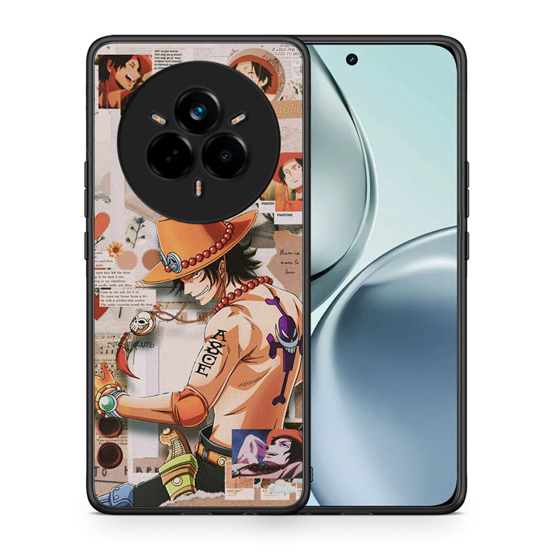 Θήκη Realme 14 Pro Anime Collage από τη Smartfits με σχέδιο στο πίσω μέρος και μαύρο περίβλημα | Realme 14 Pro Anime Collage case with colorful back and black bezels