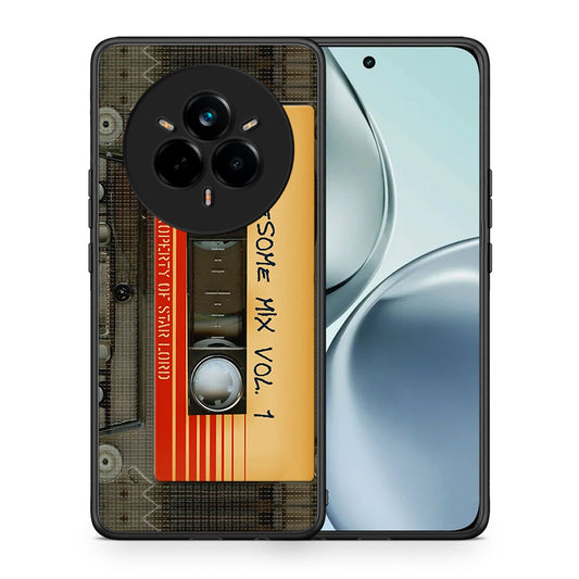 Θήκη Realme 14 Pro Awesome Mix από τη Smartfits με σχέδιο στο πίσω μέρος και μαύρο περίβλημα | Realme 14 Pro Awesome Mix case with colorful back and black bezels