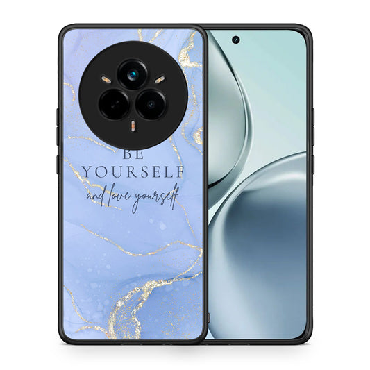 Θήκη Realme 14 Pro Be Yourself από τη Smartfits με σχέδιο στο πίσω μέρος και μαύρο περίβλημα | Realme 14 Pro Be Yourself case with colorful back and black bezels