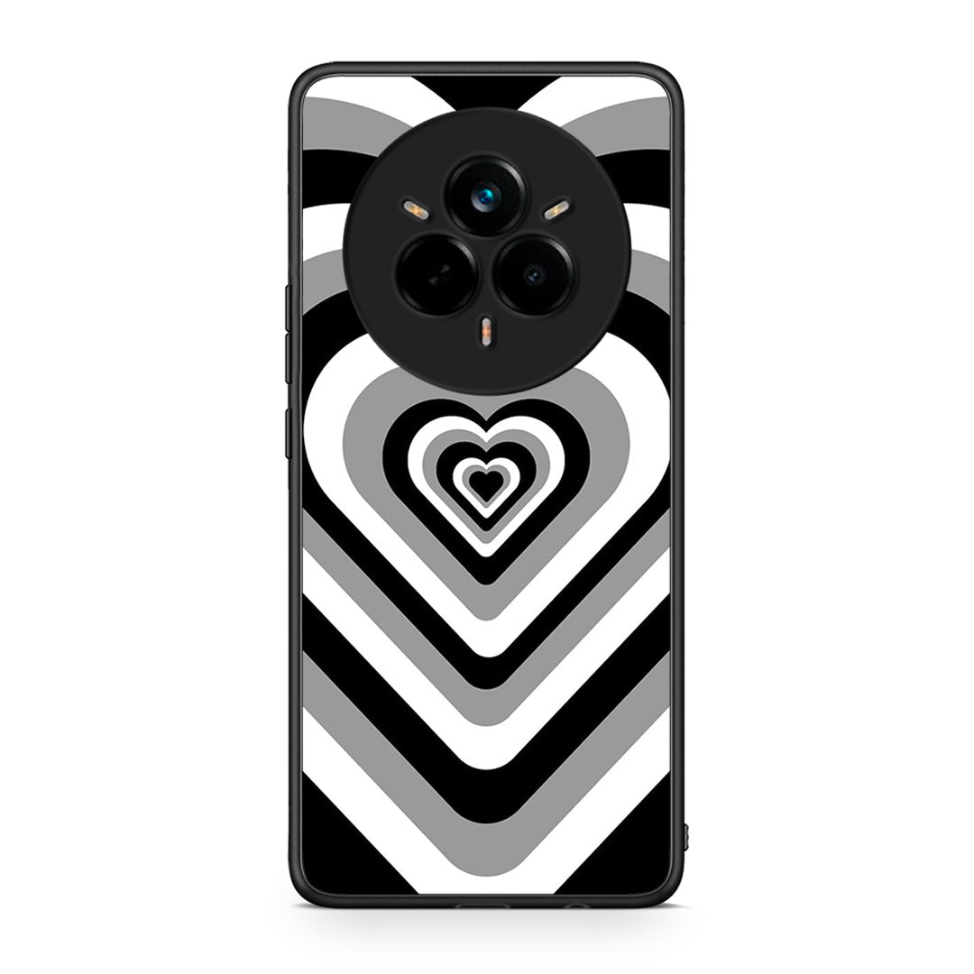 Realme 14 Pro Black Hearts θήκη από τη Smartfits με σχέδιο στο πίσω μέρος και μαύρο περίβλημα | Smartphone case with colorful back and black bezels by Smartfits