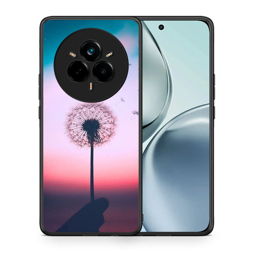 Θήκη Realme 14 Pro Wish Boho από τη Smartfits με σχέδιο στο πίσω μέρος και μαύρο περίβλημα | Realme 14 Pro Wish Boho case with colorful back and black bezels