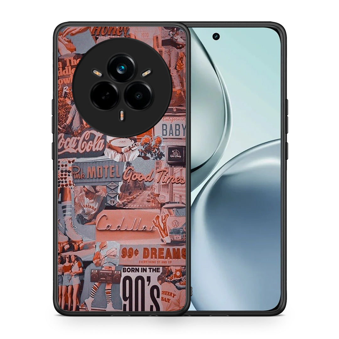 Θήκη Realme 14 Pro Born In 90s από τη Smartfits με σχέδιο στο πίσω μέρος και μαύρο περίβλημα | Realme 14 Pro Born In 90s case with colorful back and black bezels