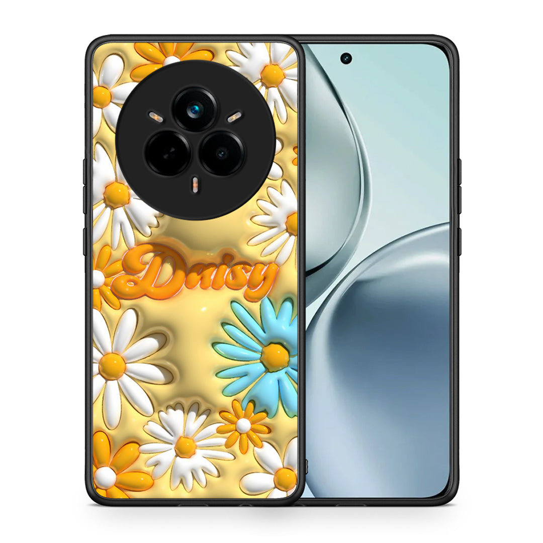 Θήκη Realme 14 Pro Bubble Daisies από τη Smartfits με σχέδιο στο πίσω μέρος και μαύρο περίβλημα | Realme 14 Pro Bubble Daisies case with colorful back and black bezels