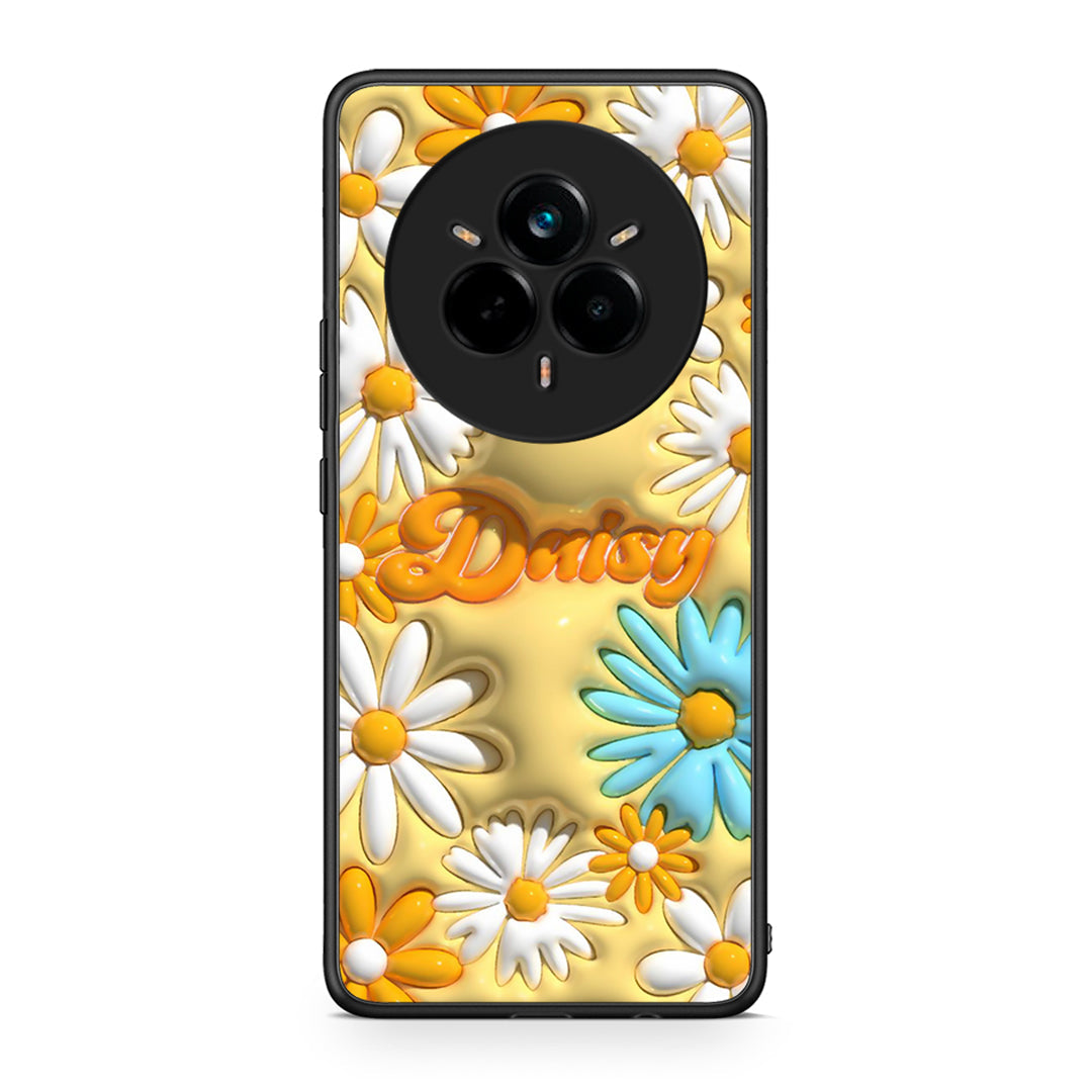 Realme 14 Pro Bubble Daisies θήκη από τη Smartfits με σχέδιο στο πίσω μέρος και μαύρο περίβλημα | Smartphone case with colorful back and black bezels by Smartfits