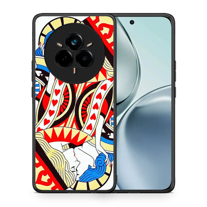 Θήκη Realme 14 Pro Card Love από τη Smartfits με σχέδιο στο πίσω μέρος και μαύρο περίβλημα | Realme 14 Pro Card Love case with colorful back and black bezels