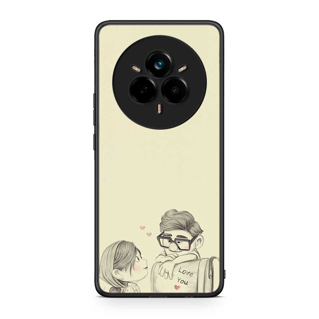 Realme 14 Pro Carl And Ellie θήκη από τη Smartfits με σχέδιο στο πίσω μέρος και μαύρο περίβλημα | Smartphone case with colorful back and black bezels by Smartfits