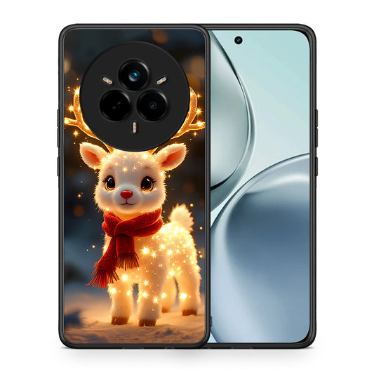 Θήκη Realme 14 Pro Christmas Cutie από τη Smartfits με σχέδιο στο πίσω μέρος και μαύρο περίβλημα | Realme 14 Pro Christmas Cutie case with colorful back and black bezels