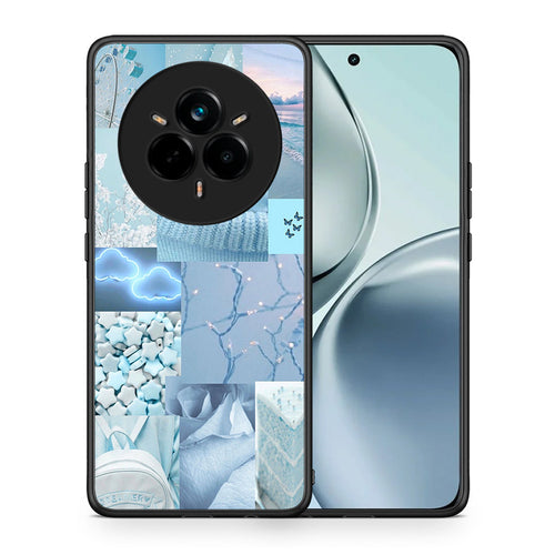Θήκη Realme 14 Pro Ciel Aesthetic Collage από τη Smartfits με σχέδιο στο πίσω μέρος και μαύρο περίβλημα | Realme 14 Pro Ciel Aesthetic Collage case with colorful back and black bezels