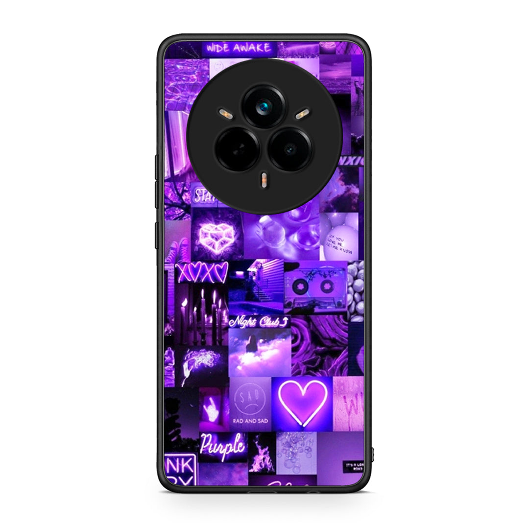 Realme 14 Pro Collage Stay Wild Θήκη Αγίου Βαλεντίνου από τη Smartfits με σχέδιο στο πίσω μέρος και μαύρο περίβλημα | Smartphone case with colorful back and black bezels by Smartfits