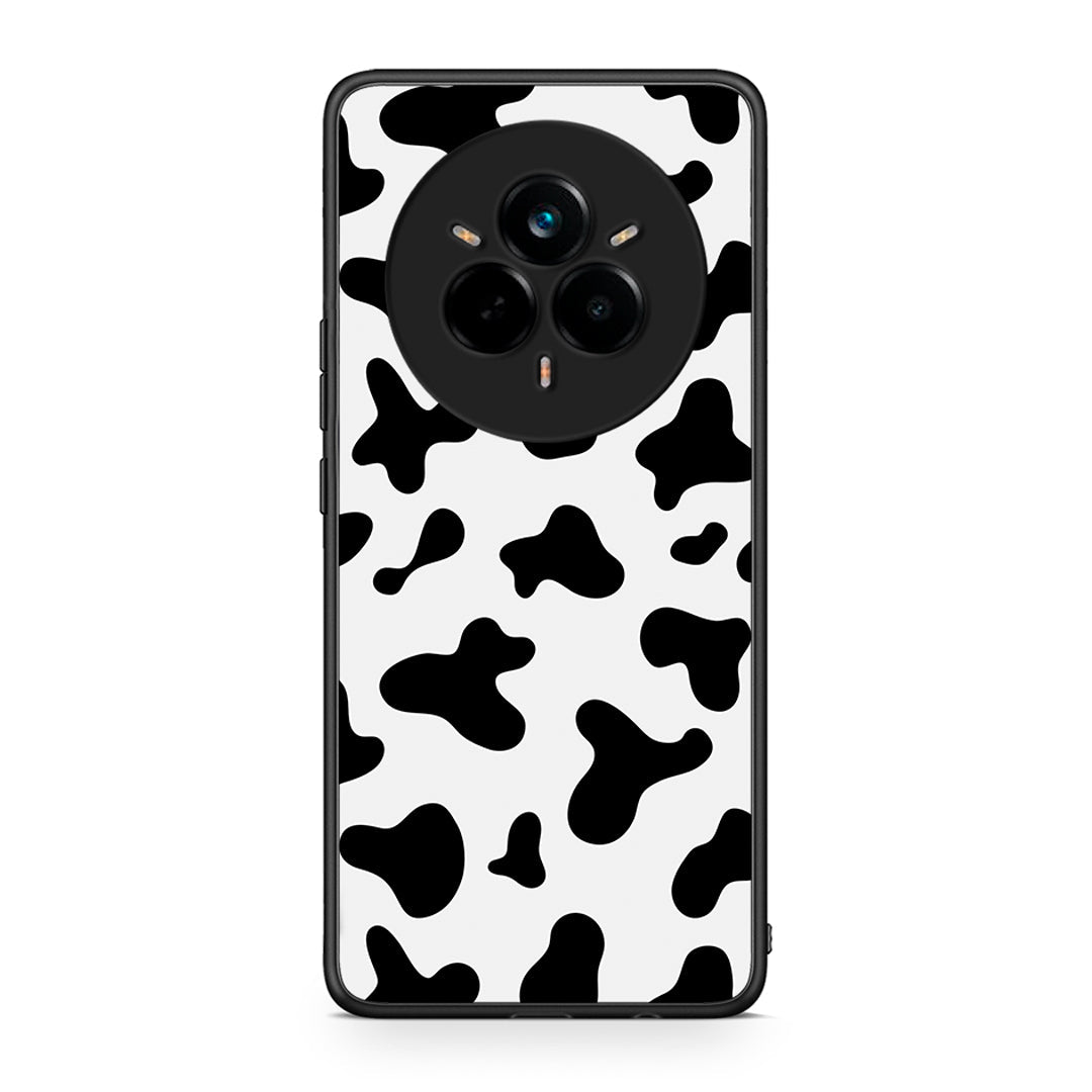 Realme 14 Pro Cow Print θήκη από τη Smartfits με σχέδιο στο πίσω μέρος και μαύρο περίβλημα | Smartphone case with colorful back and black bezels by Smartfits