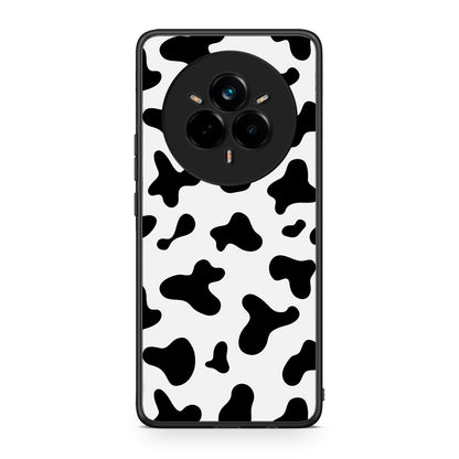 Realme 14 Pro Cow Print θήκη από τη Smartfits με σχέδιο στο πίσω μέρος και μαύρο περίβλημα | Smartphone case with colorful back and black bezels by Smartfits