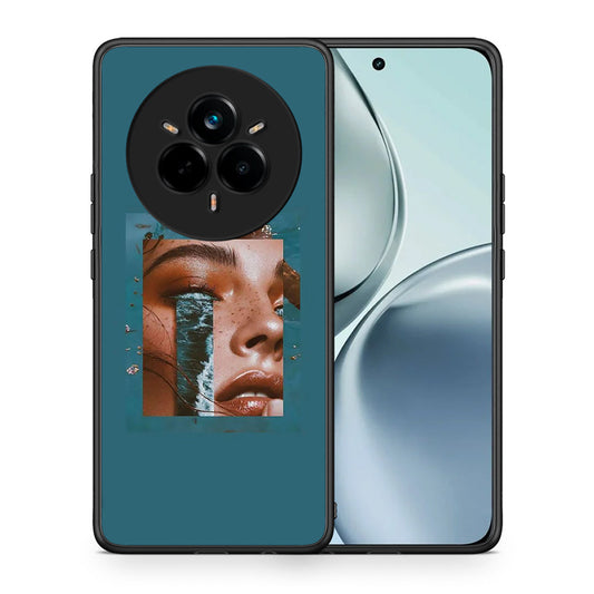 Θήκη Realme 14 Pro Cry An Ocean από τη Smartfits με σχέδιο στο πίσω μέρος και μαύρο περίβλημα | Realme 14 Pro Cry An Ocean case with colorful back and black bezels