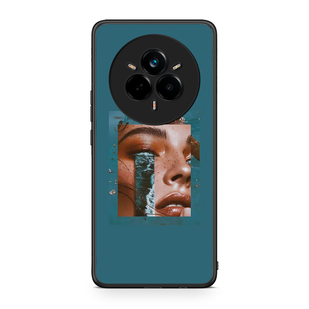 Realme 14 Pro Cry An Ocean θήκη από τη Smartfits με σχέδιο στο πίσω μέρος και μαύρο περίβλημα | Smartphone case with colorful back and black bezels by Smartfits