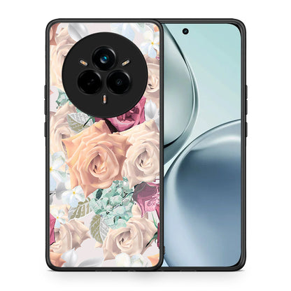 Θήκη Realme 14 Pro Bouquet Floral από τη Smartfits με σχέδιο στο πίσω μέρος και μαύρο περίβλημα | Realme 14 Pro Bouquet Floral case with colorful back and black bezels