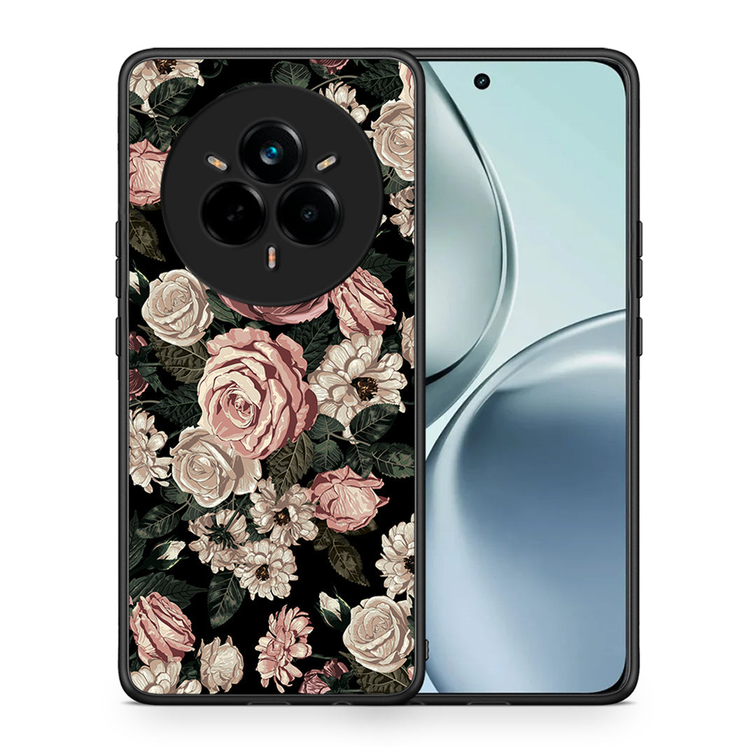 Θήκη Realme 14 Pro Wild Roses Flower από τη Smartfits με σχέδιο στο πίσω μέρος και μαύρο περίβλημα | Realme 14 Pro Wild Roses Flower case with colorful back and black bezels