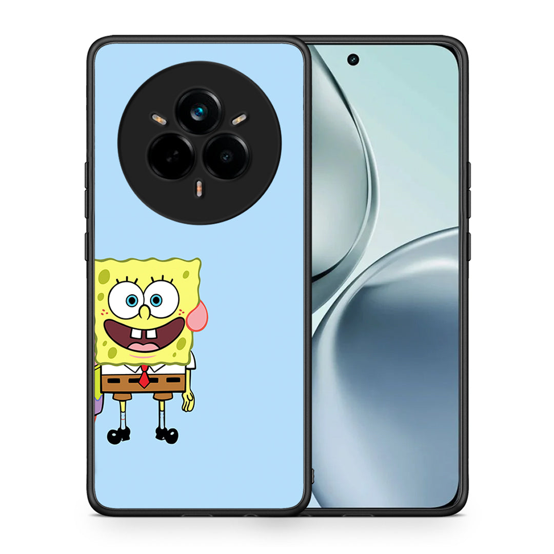 Θήκη Realme 14 Pro Friends Bob από τη Smartfits με σχέδιο στο πίσω μέρος και μαύρο περίβλημα | Realme 14 Pro Friends Bob case with colorful back and black bezels