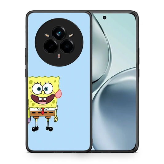 Θήκη Realme 14 Pro Friends Bob από τη Smartfits με σχέδιο στο πίσω μέρος και μαύρο περίβλημα | Realme 14 Pro Friends Bob case with colorful back and black bezels