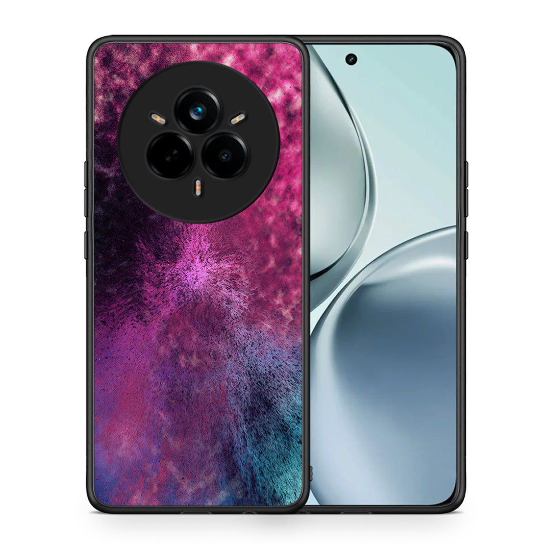 Θήκη Realme 14 Pro Aurora Galaxy από τη Smartfits με σχέδιο στο πίσω μέρος και μαύρο περίβλημα | Realme 14 Pro Aurora Galaxy case with colorful back and black bezels