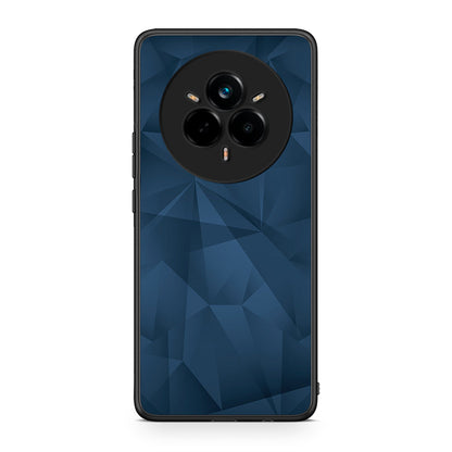 39 - Realme 14 Pro Blue Abstract Geometric case, cover, bumper