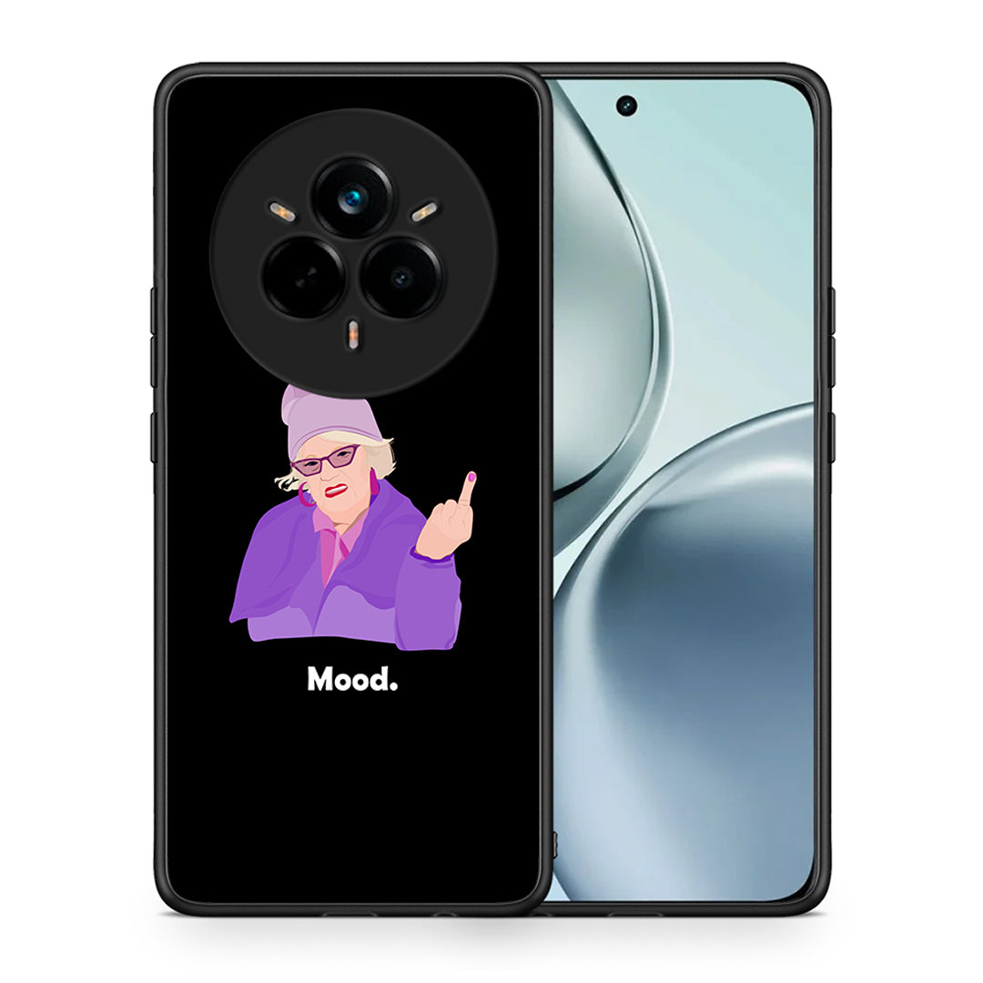 Θήκη Realme 14 Pro Grandma Mood Black από τη Smartfits με σχέδιο στο πίσω μέρος και μαύρο περίβλημα | Realme 14 Pro Grandma Mood Black case with colorful back and black bezels