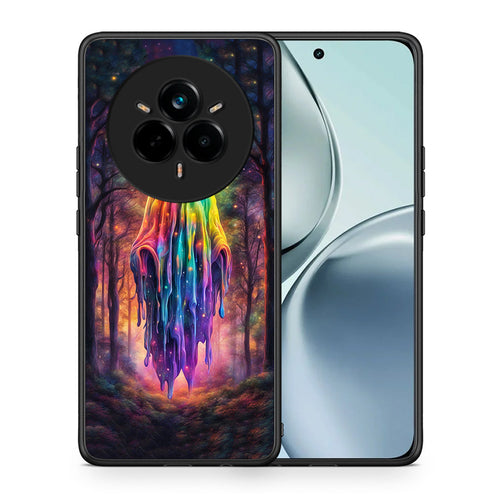 Θήκη Realme 14 Pro Halloween Ghost από τη Smartfits με σχέδιο στο πίσω μέρος και μαύρο περίβλημα | Realme 14 Pro Halloween Ghost case with colorful back and black bezels