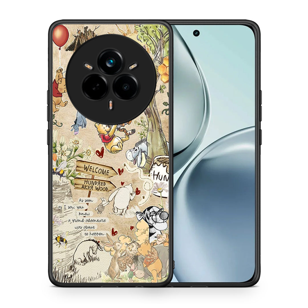 Θήκη Realme 14 Pro Happy Friends από τη Smartfits με σχέδιο στο πίσω μέρος και μαύρο περίβλημα | Realme 14 Pro Happy Friends case with colorful back and black bezels