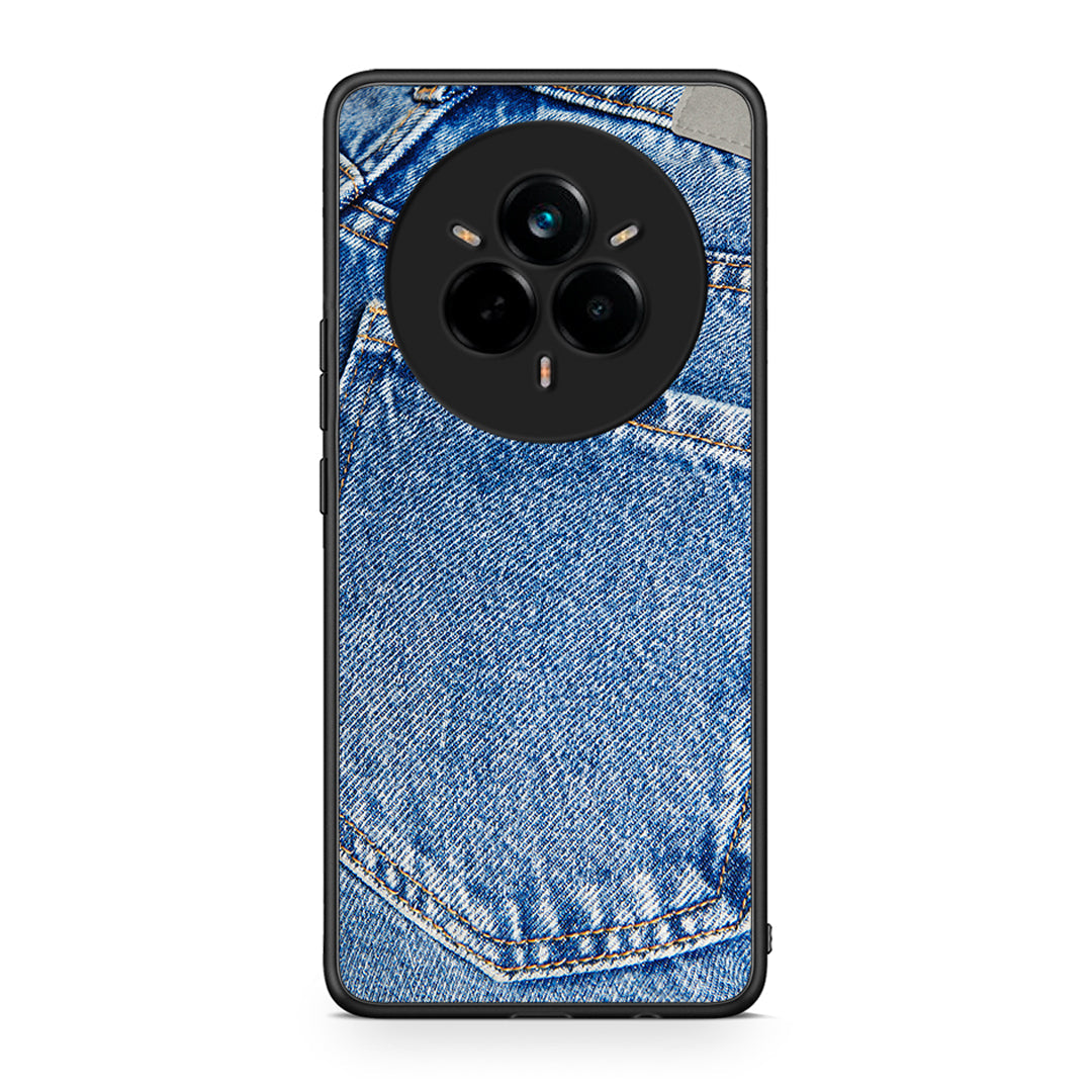 Realme 14 Pro Jeans Pocket θήκη από τη Smartfits με σχέδιο στο πίσω μέρος και μαύρο περίβλημα | Smartphone case with colorful back and black bezels by Smartfits