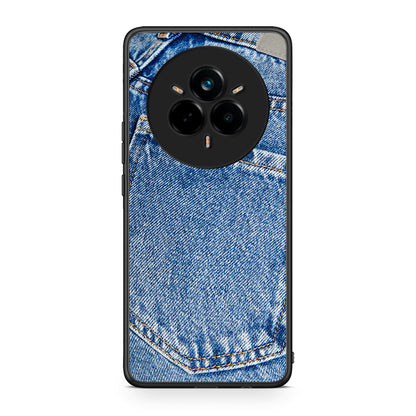 Realme 14 Pro Jeans Pocket θήκη από τη Smartfits με σχέδιο στο πίσω μέρος και μαύρο περίβλημα | Smartphone case with colorful back and black bezels by Smartfits