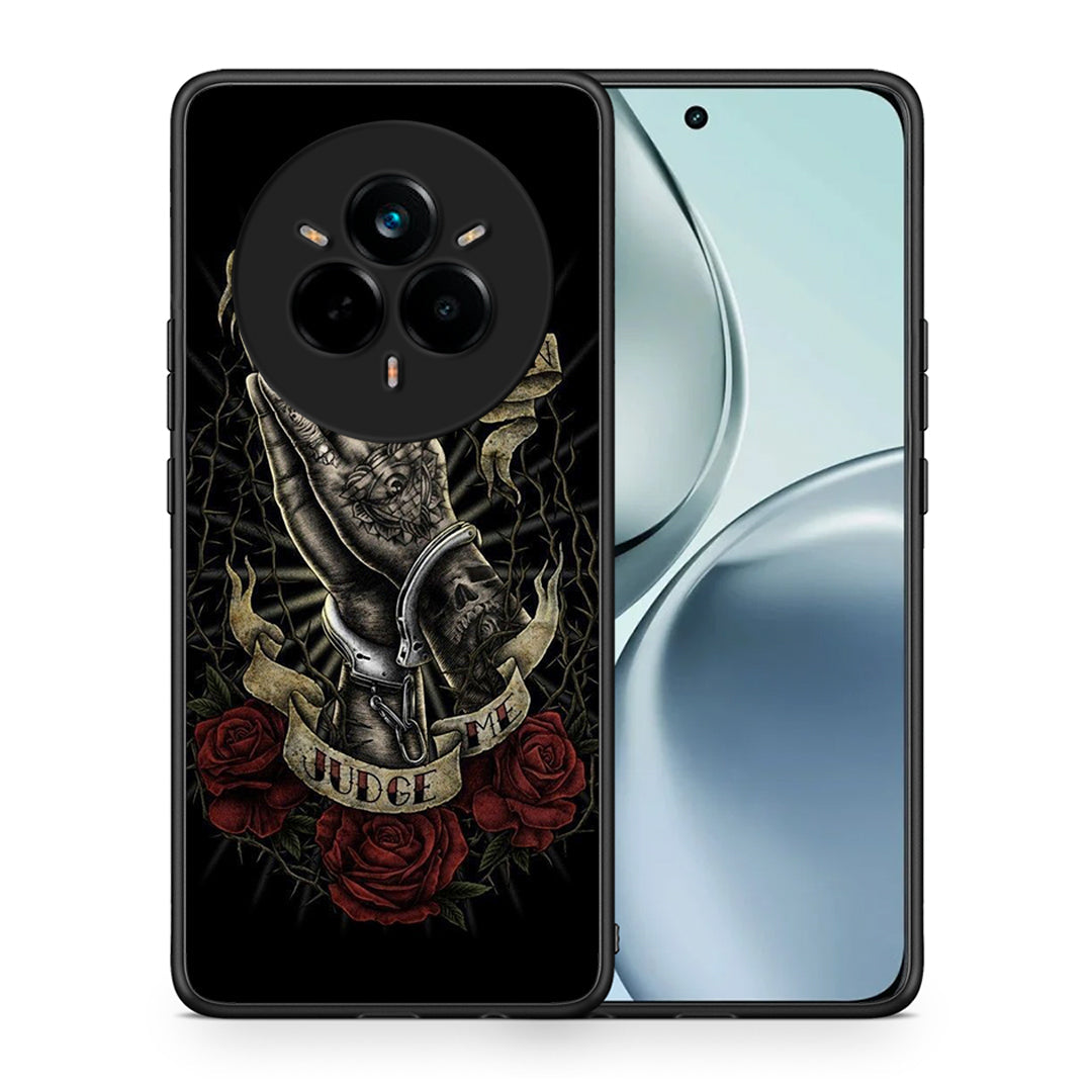 Θήκη Realme 14 Pro Judge By God από τη Smartfits με σχέδιο στο πίσω μέρος και μαύρο περίβλημα | Realme 14 Pro Judge By God case with colorful back and black bezels