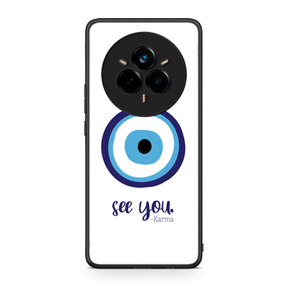 Realme 14 Pro Karma Says θήκη από τη Smartfits με σχέδιο στο πίσω μέρος και μαύρο περίβλημα | Smartphone case with colorful back and black bezels by Smartfits