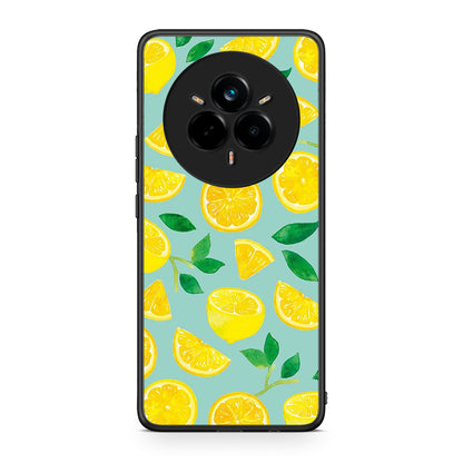 Realme 14 Pro Lemons θήκη από τη Smartfits με σχέδιο στο πίσω μέρος και μαύρο περίβλημα | Smartphone case with colorful back and black bezels by Smartfits