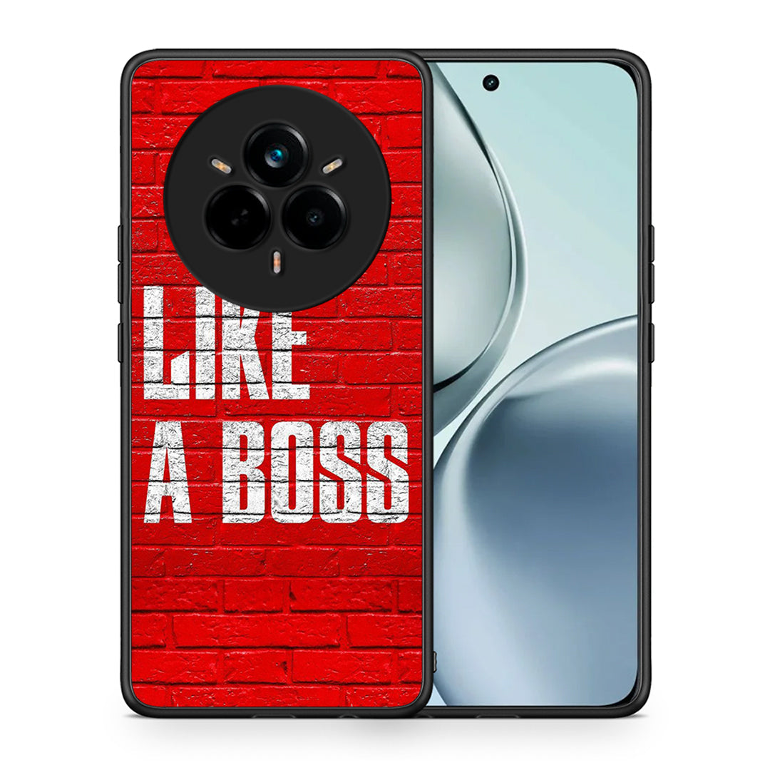 Θήκη Realme 14 Pro Like A Boss από τη Smartfits με σχέδιο στο πίσω μέρος και μαύρο περίβλημα | Realme 14 Pro Like A Boss case with colorful back and black bezels