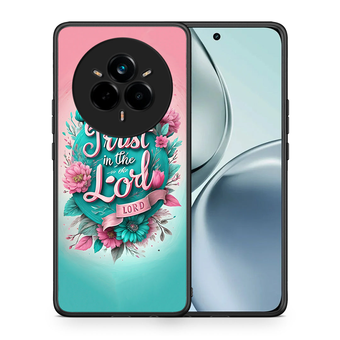 Θήκη Realme 14 Pro Lord Trust από τη Smartfits με σχέδιο στο πίσω μέρος και μαύρο περίβλημα | Realme 14 Pro Lord Trust case with colorful back and black bezels