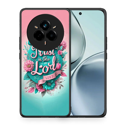 Θήκη Realme 14 Pro Lord Trust από τη Smartfits με σχέδιο στο πίσω μέρος και μαύρο περίβλημα | Realme 14 Pro Lord Trust case with colorful back and black bezels