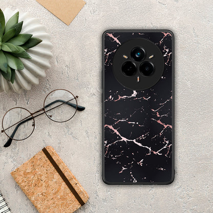 Marble Black Rosegold - Realme 14 Pro θήκη