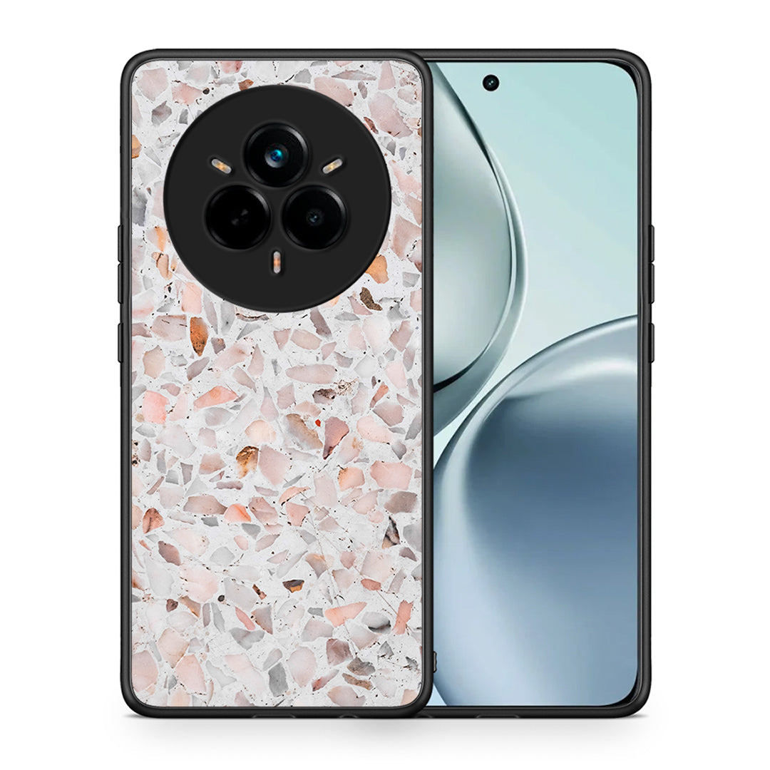 Θήκη Realme 14 Pro Marble Terrazzo από τη Smartfits με σχέδιο στο πίσω μέρος και μαύρο περίβλημα | Realme 14 Pro Marble Terrazzo case with colorful back and black bezels