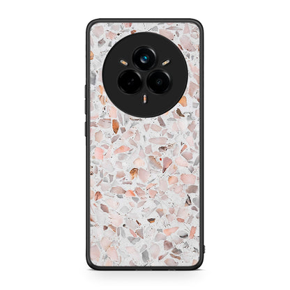 Realme 14 Pro Marble Terrazzo θήκη από τη Smartfits με σχέδιο στο πίσω μέρος και μαύρο περίβλημα | Smartphone case with colorful back and black bezels by Smartfits