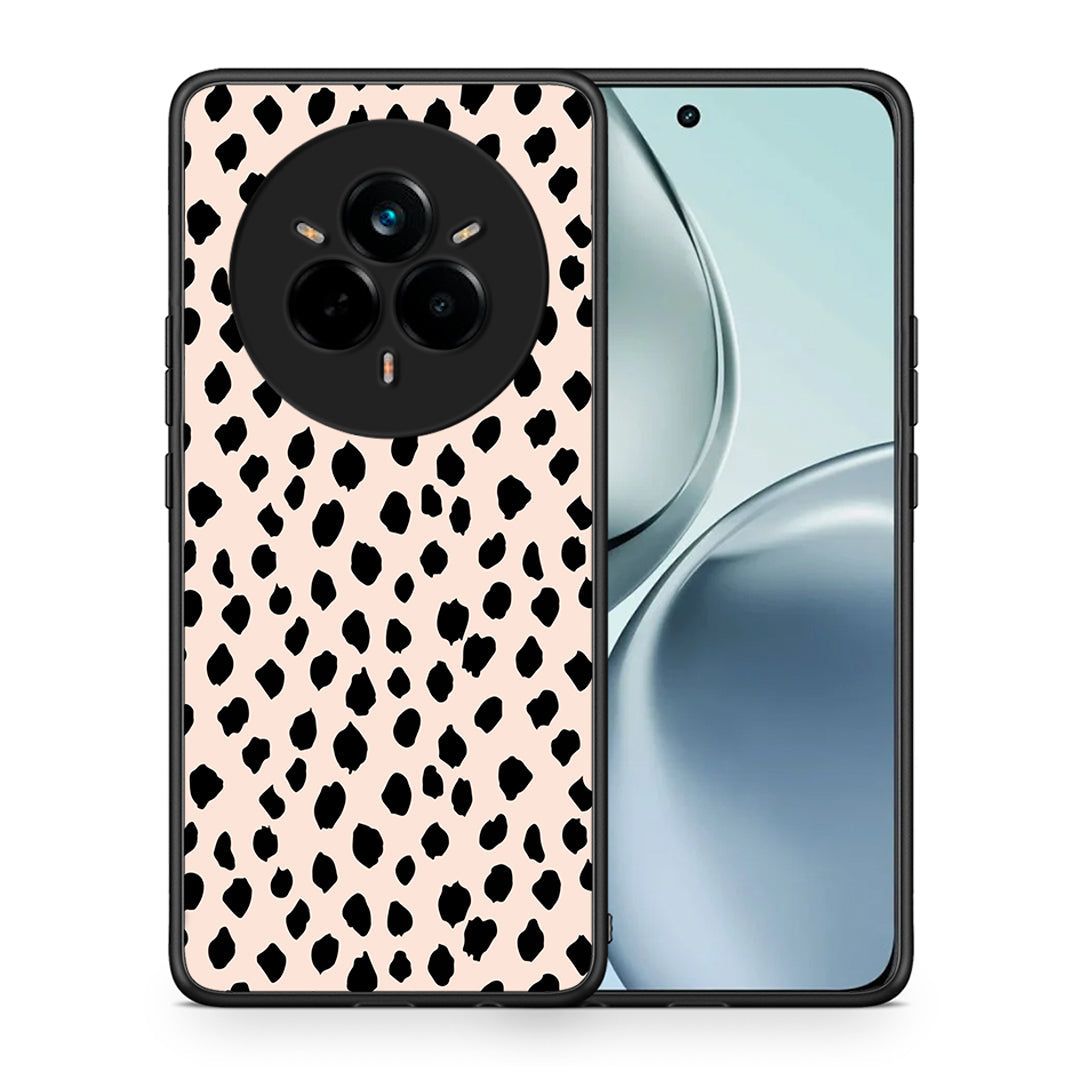 Θήκη Realme 14 Pro New Polka Dots από τη Smartfits με σχέδιο στο πίσω μέρος και μαύρο περίβλημα | Realme 14 Pro New Polka Dots case with colorful back and black bezels