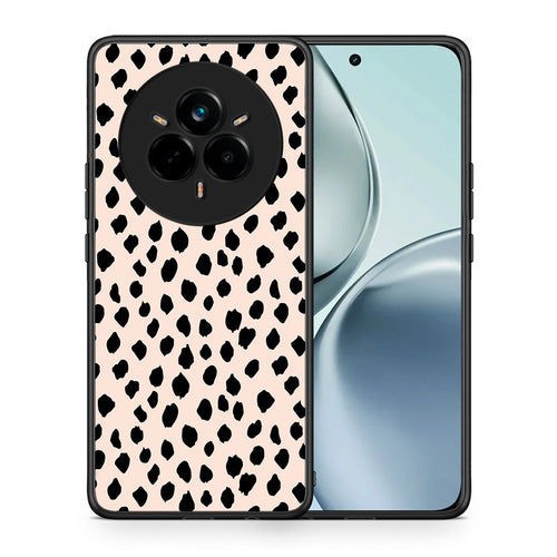 Θήκη Realme 14 Pro New Polka Dots από τη Smartfits με σχέδιο στο πίσω μέρος και μαύρο περίβλημα | Realme 14 Pro New Polka Dots case with colorful back and black bezels