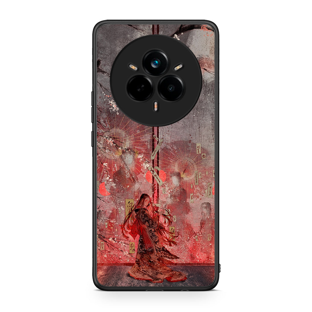 Realme 14 Pro Nezuko Kamado θήκη από τη Smartfits με σχέδιο στο πίσω μέρος και μαύρο περίβλημα | Smartphone case with colorful back and black bezels by Smartfits