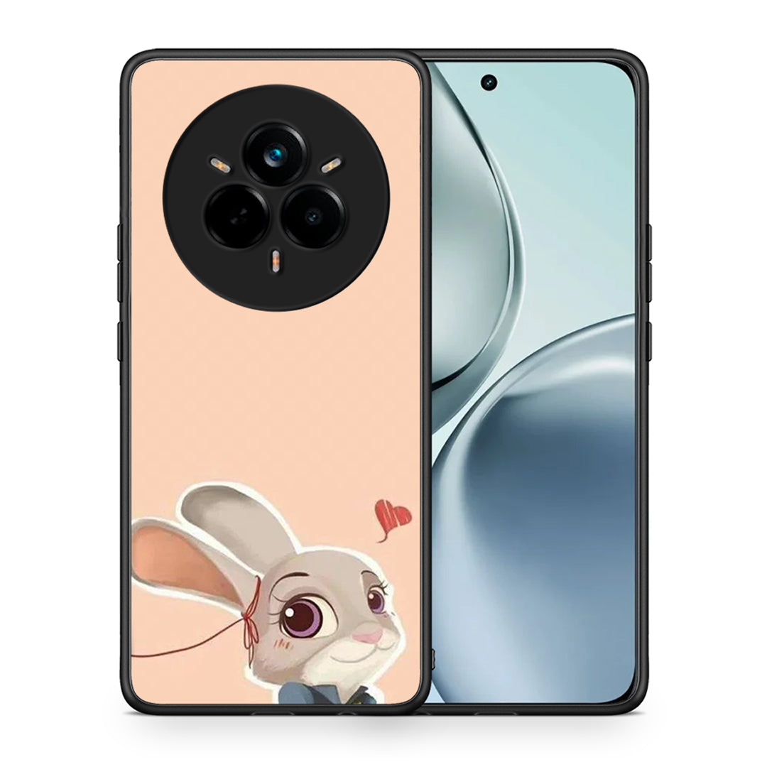 Θήκη Realme 14 Pro Nick Wilde And Judy Hopps Love 2 από τη Smartfits με σχέδιο στο πίσω μέρος και μαύρο περίβλημα | Realme 14 Pro Nick Wilde And Judy Hopps Love 2 case with colorful back and black bezels