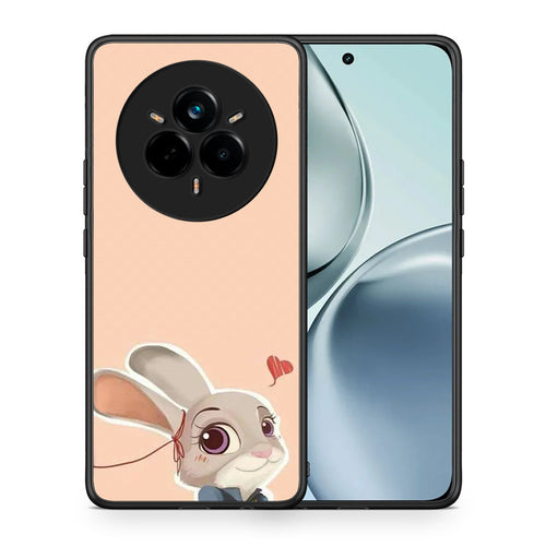 Θήκη Realme 14 Pro Nick Wilde And Judy Hopps Love 2 από τη Smartfits με σχέδιο στο πίσω μέρος και μαύρο περίβλημα | Realme 14 Pro Nick Wilde And Judy Hopps Love 2 case with colorful back and black bezels
