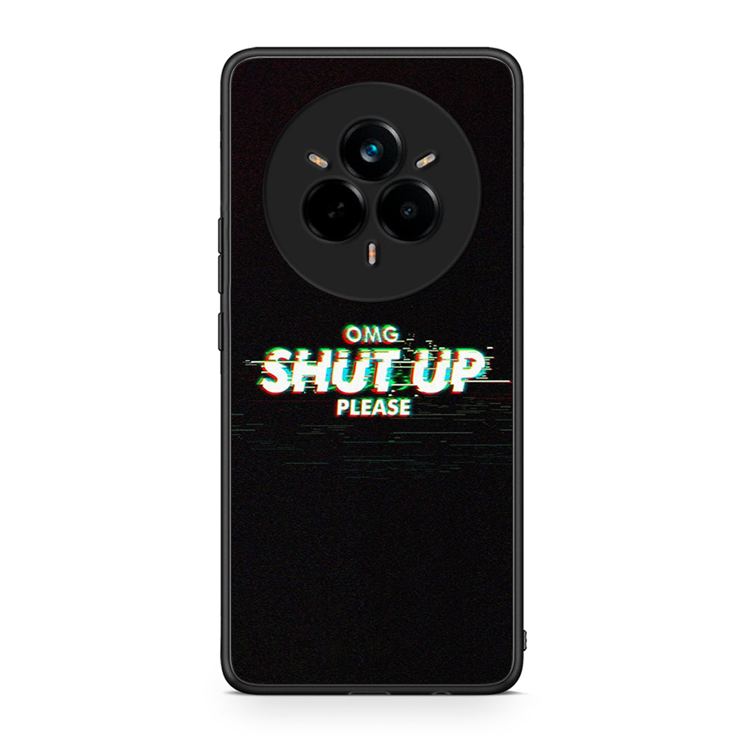 Realme 14 Pro OMG ShutUp θήκη από τη Smartfits με σχέδιο στο πίσω μέρος και μαύρο περίβλημα | Smartphone case with colorful back and black bezels by Smartfits