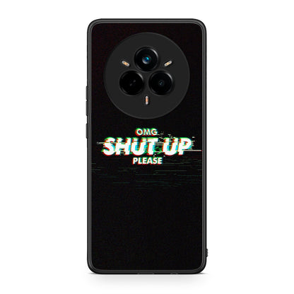 Realme 14 Pro OMG ShutUp θήκη από τη Smartfits με σχέδιο στο πίσω μέρος και μαύρο περίβλημα | Smartphone case with colorful back and black bezels by Smartfits