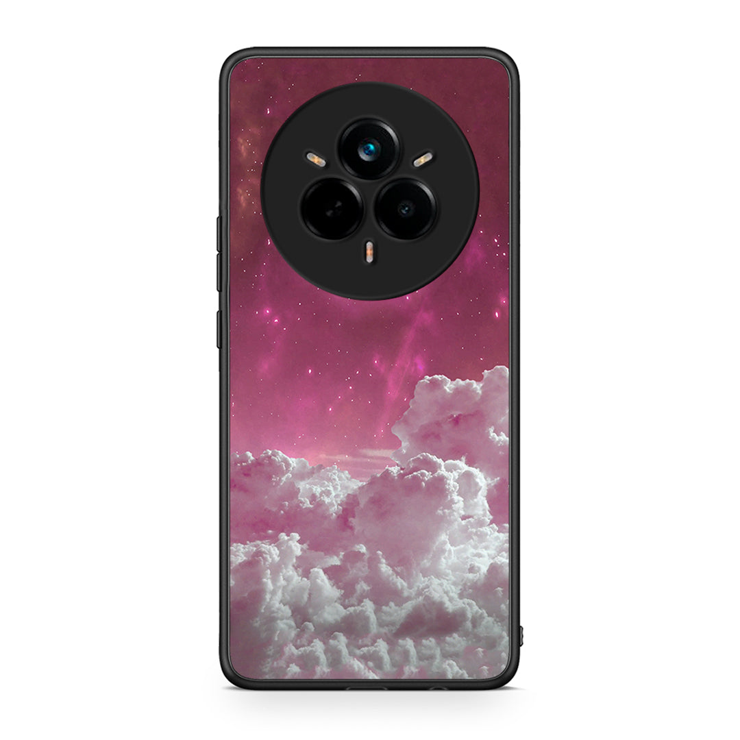 Realme 14 Pro Pink Moon Θήκη από τη Smartfits με σχέδιο στο πίσω μέρος και μαύρο περίβλημα | Smartphone case with colorful back and black bezels by Smartfits