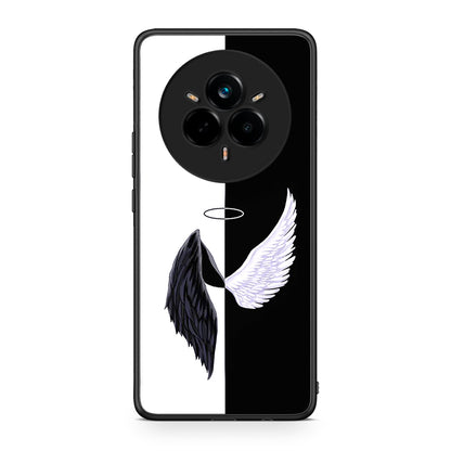 Realme 14 Pro Plus Angels Demons θήκη από τη Smartfits με σχέδιο στο πίσω μέρος και μαύρο περίβλημα | Smartphone case with colorful back and black bezels by Smartfits