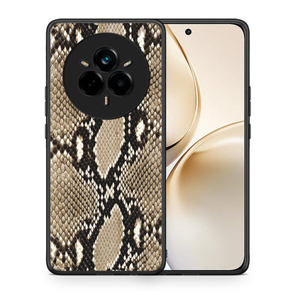 Θήκη Realme 14 Pro Plus Fashion Snake Animal από τη Smartfits με σχέδιο στο πίσω μέρος και μαύρο περίβλημα | Realme 14 Pro Plus Fashion Snake Animal case with colorful back and black bezels